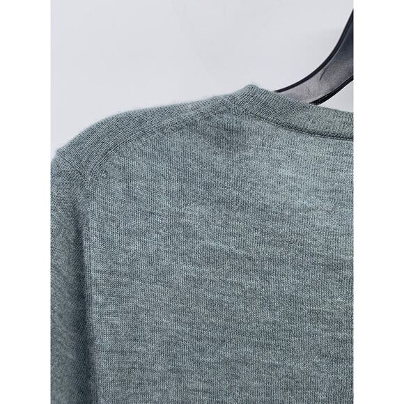ERIC BOMPARD Men's Gray Cashmere Crewneck Knit Pullover Classic Sweater SZ M - Picture 4 of 11